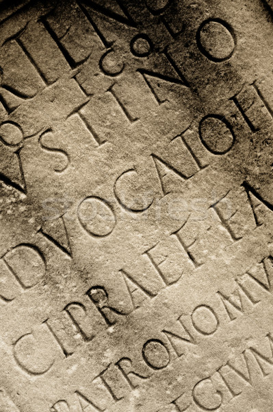 Roman letters texture Stock photo © Nejron