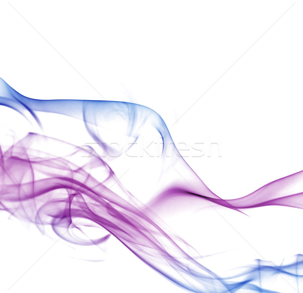 Colorful smoke on white background Stock photo © Nejron