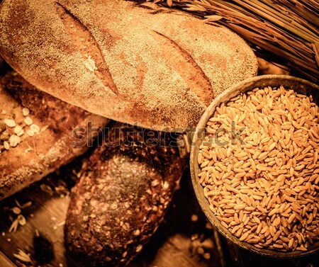 Caseiro bens tabela trigo alimentação Foto stock © Nejron