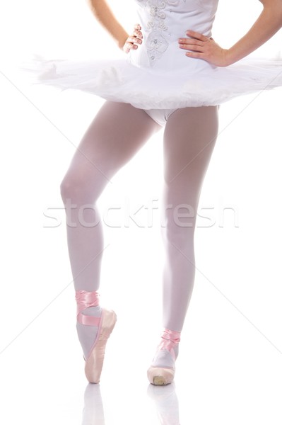 Stockfoto: Balletdanser · benen · vrouw · meisje · dans