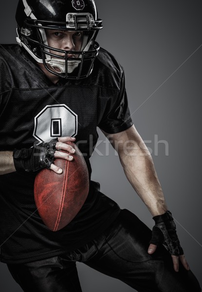 American football player with ball  Stock photo © Nejron