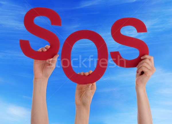 [[stock_photo]]: Beaucoup · personnes · mains · rouge · mot