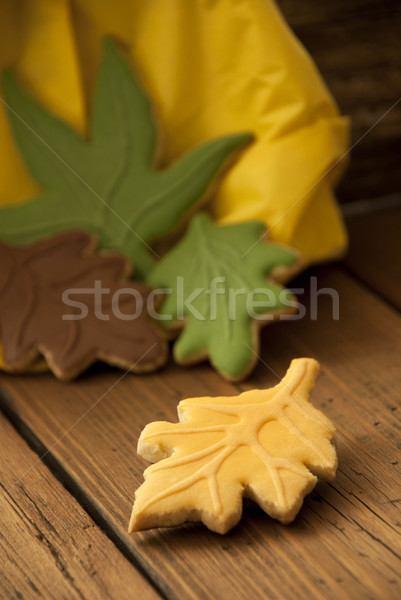 Autumn Background with Cookies Stock photo © Nelosa