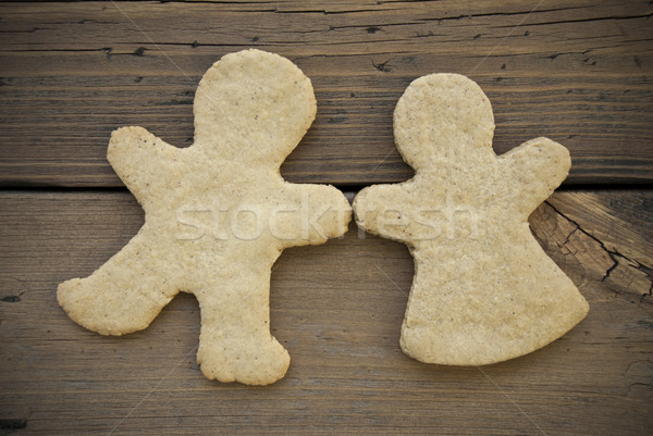 Ginger Bread Couple Stock photo © Nelosa