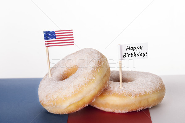 Happy Birthday Donut Stock photo © Nelosa