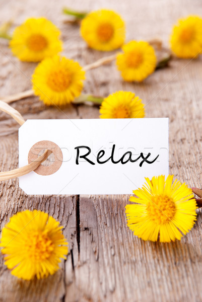 White Tag with Relax Stock photo © Nelosa