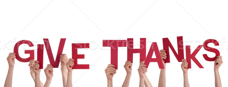 Stock photo: Hands Holding Give Thanks