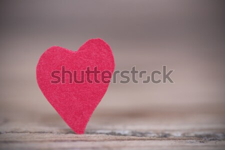 Red Heart with Copy Space Stock photo © Nelosa