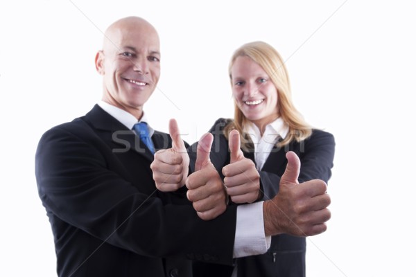 Business Team With Thumbs Up Stock photo © Nelosa