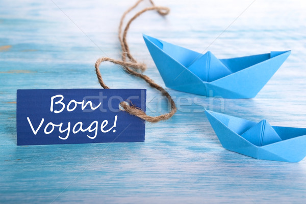Bon Voyage Label Stock photo © Nelosa