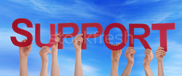 People Holding Support in the Sky Stock photo © Nelosa