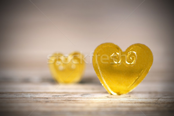 Golden Hearts Stock photo © Nelosa