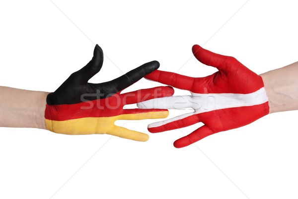 Autriche Allemagne coalition mains isolé [[stock_photo]] © Nelosa