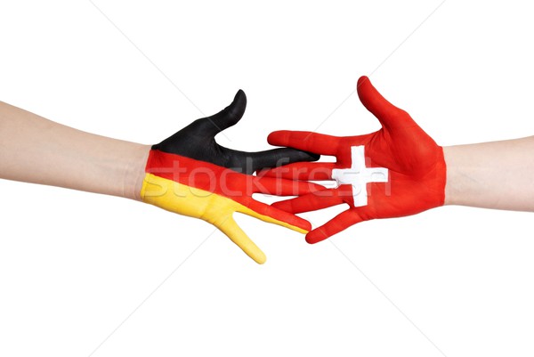 switzerland and germany in partnership Stock photo © Nelosa