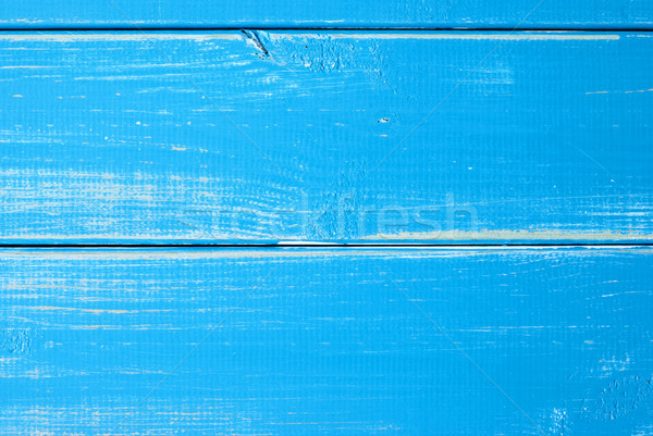 Lichtblauw houten exemplaar ruimte advertentie gratis tekst Stockfoto © Nelosa