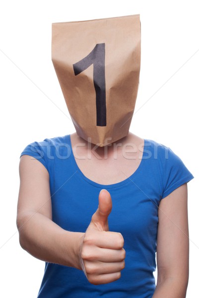 person as number one Stock photo © Nelosa