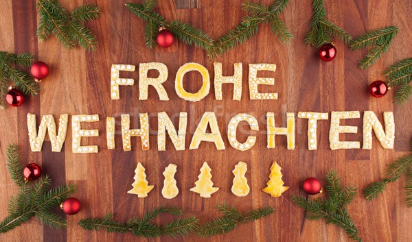 Frohe Weihnachten Stock photo © Nelosa