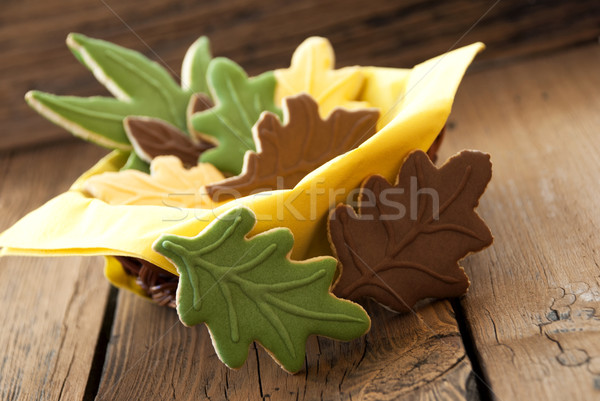 Autumn Cookies in a Cup Stock photo © Nelosa