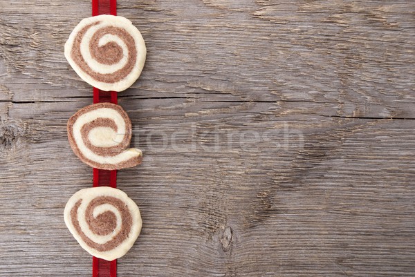 cookies on a red ribbon Stock photo © Nelosa