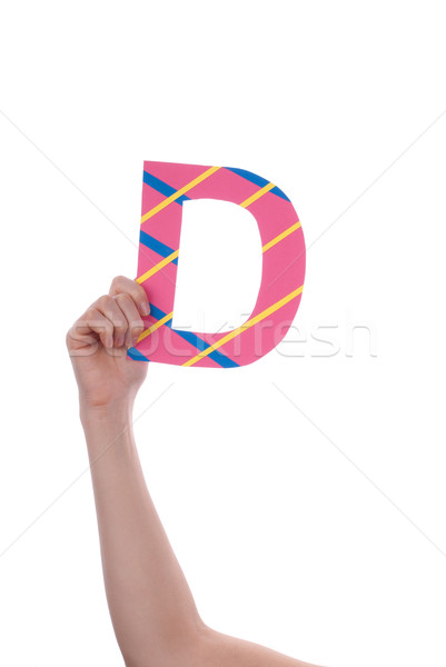 Person Holding D Stock photo © Nelosa