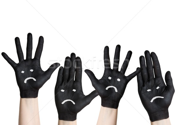 sad hands Stock photo © Nelosa