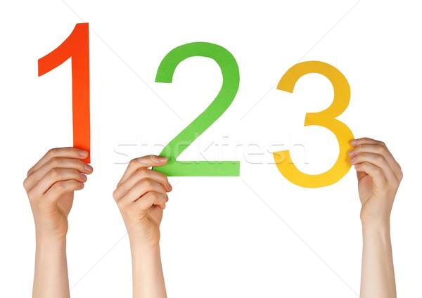 number one, two, three Stock photo © Nelosa