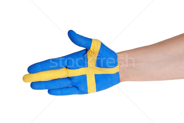 swedish hand Stock photo © Nelosa