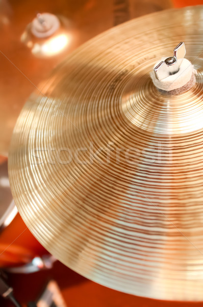drum cymbals Stock photo © nelsonart
