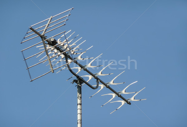 Telewizji metaliczny komunikacji informacji mediów Zdjęcia stock © nelsonart