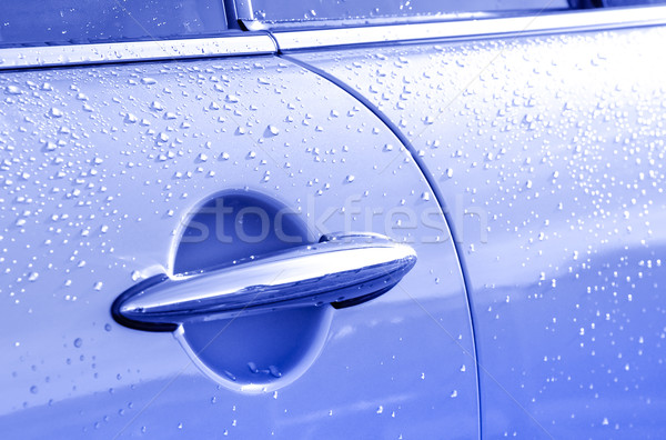 Auto двери покрытый автомобилей Сток-фото © nelsonart