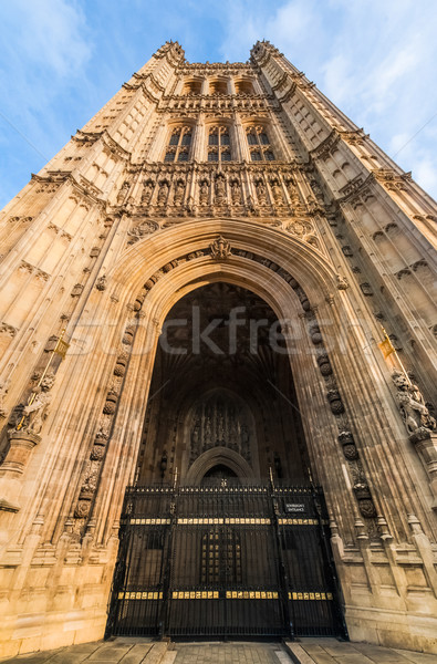 Torre ingresso storico punto di riferimento britannico parlamento Foto d'archivio © nelsonart
