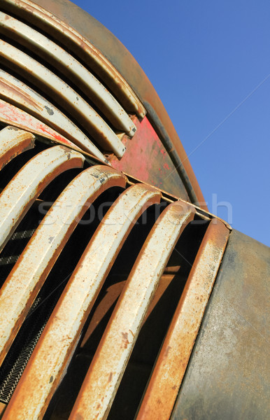 Roest emmer vrachtwagen vintage abstract motor Stockfoto © nelsonart