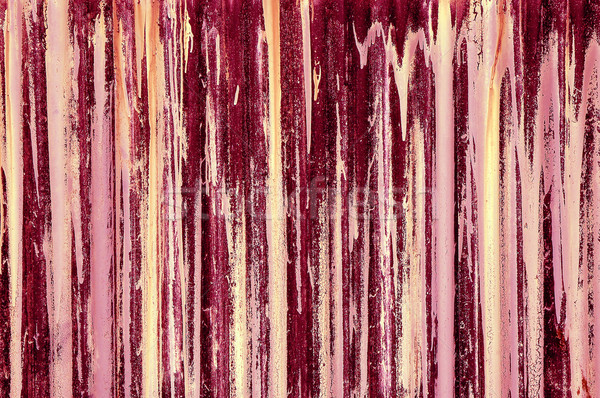 Rot abstrakten Eisen verbarrikadieren Hintergrund Kunst Stock foto © nelsonart
