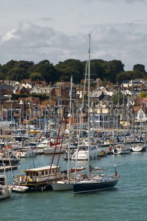 cowes marina Stock photo © nelsonart