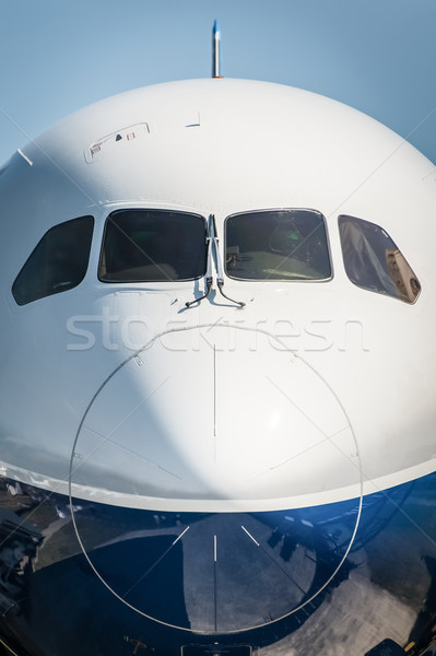 [[stock_photo]]: Jet · nez · cône · avion · transport