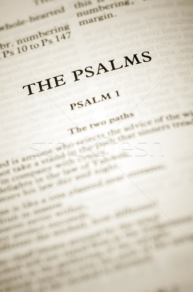 Stock photo: the psalms