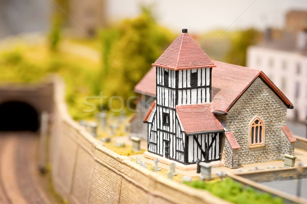 miniature church Stock photo © nelsonart