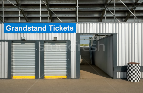 grandstand ticket booth Stock photo © nelsonart