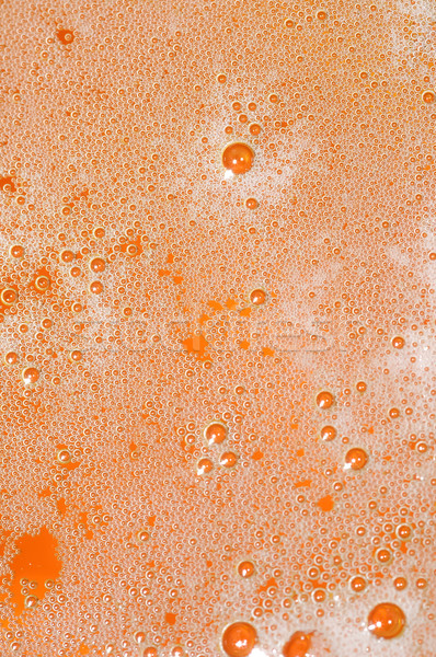 Foto stock: Cerveza · burbujas · primer · plano · espuma · superior · vidrio