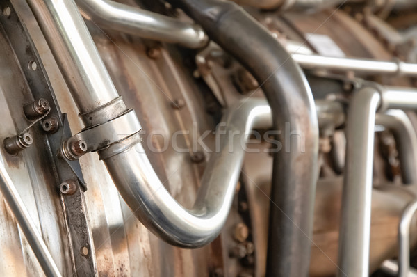 Metal tubi primo piano industriali tubo costruzione Foto d'archivio © nelsonart