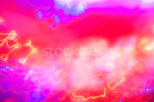 Zufällig Lichter Licht Bewegungsunschärfe rot abstrakten Stock foto © nelsonart