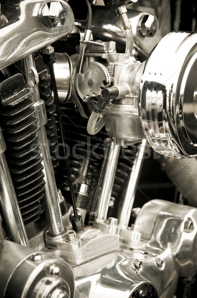 motorcycle engine Stock photo © nelsonart
