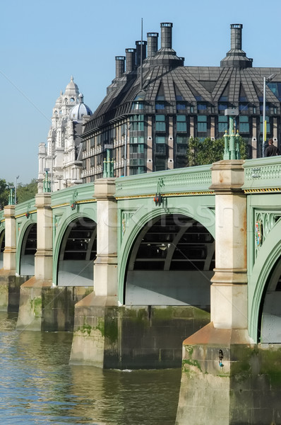 Westminster pont gouvernement bâtiments eau bâtiment [[stock_photo]] © nelsonart