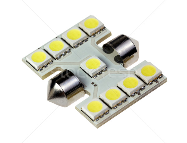 Stock photo: Led lamp for auto