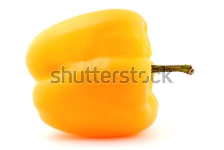 新鮮な ピーマン 野菜 黄色 甘い 白 ストックフォト © nemalo