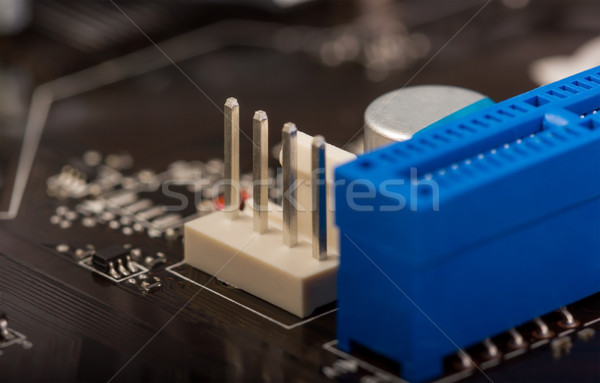 Electronic collection - computer circuit board Stock photo © nemalo