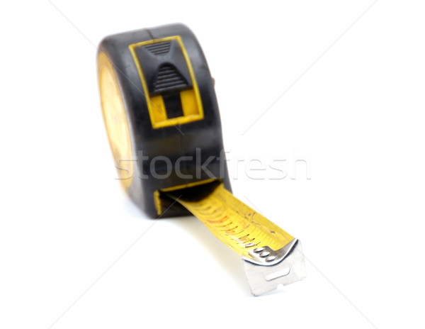 Work tool series: Old tape measure Stock photo © nemalo