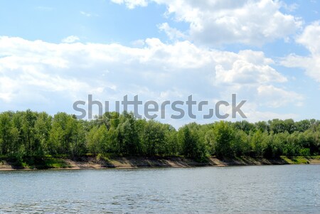 商业照片: 木·河·滨· 安静 · 天空 ·水