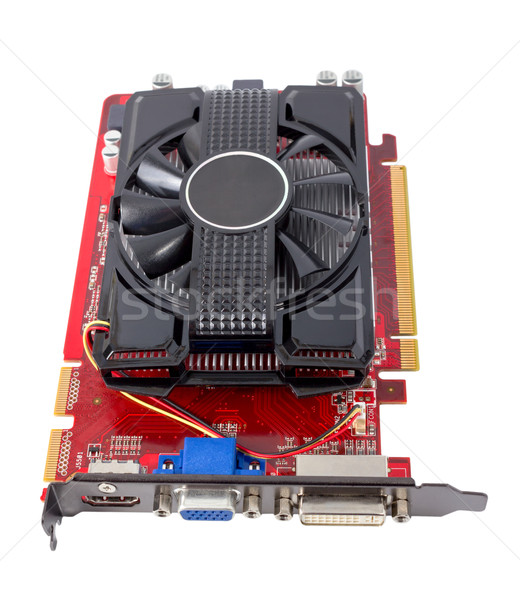 Electronic collection - Computer videocard Stock photo © nemalo