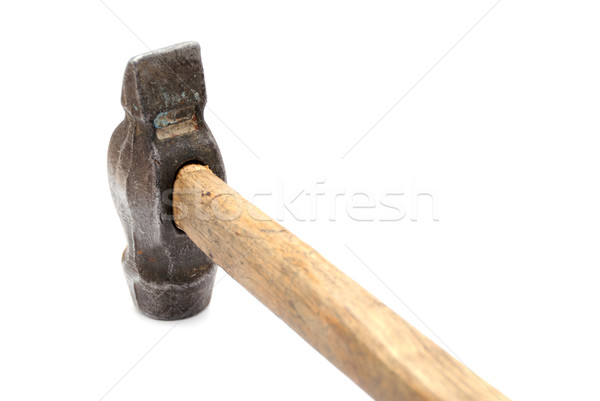 Work tool series: Old hammer Stock photo © nemalo